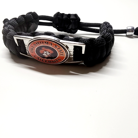Oklahoma State Cowboys Adjustable Charm Bracelet Fan Apparel & Souvenir NCAA - Picture 4 of 5